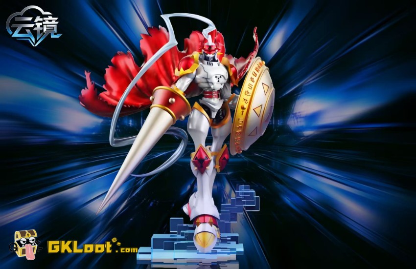 Yun Jing Studio Digimon Dukemon Statue - View 2 Yun Jing Studio Digimon Dukemon Statue - View 2