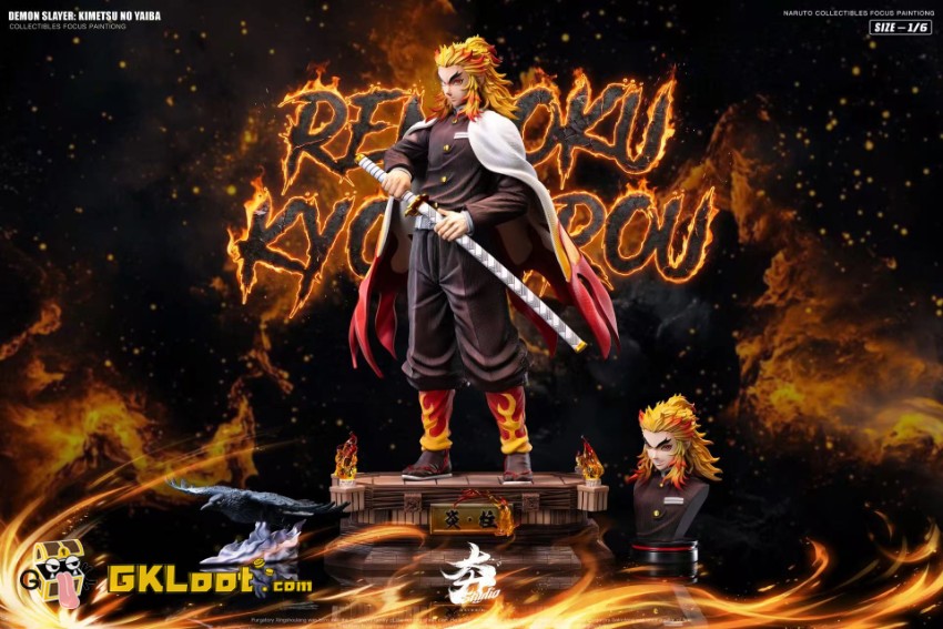 Hang Studio 1/6 Demon Slayer Rengoku Kyoujurou Statue - View 2 Hang Studio 1/6 Demon Slayer Rengoku Kyoujurou Statue - View 2