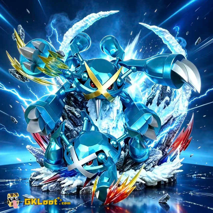Spicy Studio Pokémon Mega Metagross Statue - View 1 Spicy Studio Pokémon Mega Metagross Statue - View 1
