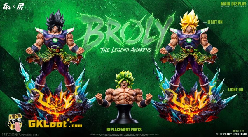 Miao & TOP1 Studio Dragon Ball Broly Statue - View 2 Miao & TOP1 Studio Dragon Ball Broly Statue - View 2