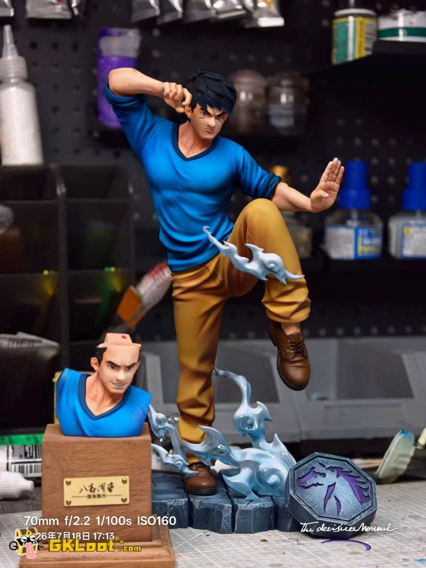 DKM Studio Jackie Chan Adventures Uncle Statue - View 3 DKM Studio Jackie Chan Adventures Uncle Statue - View 3