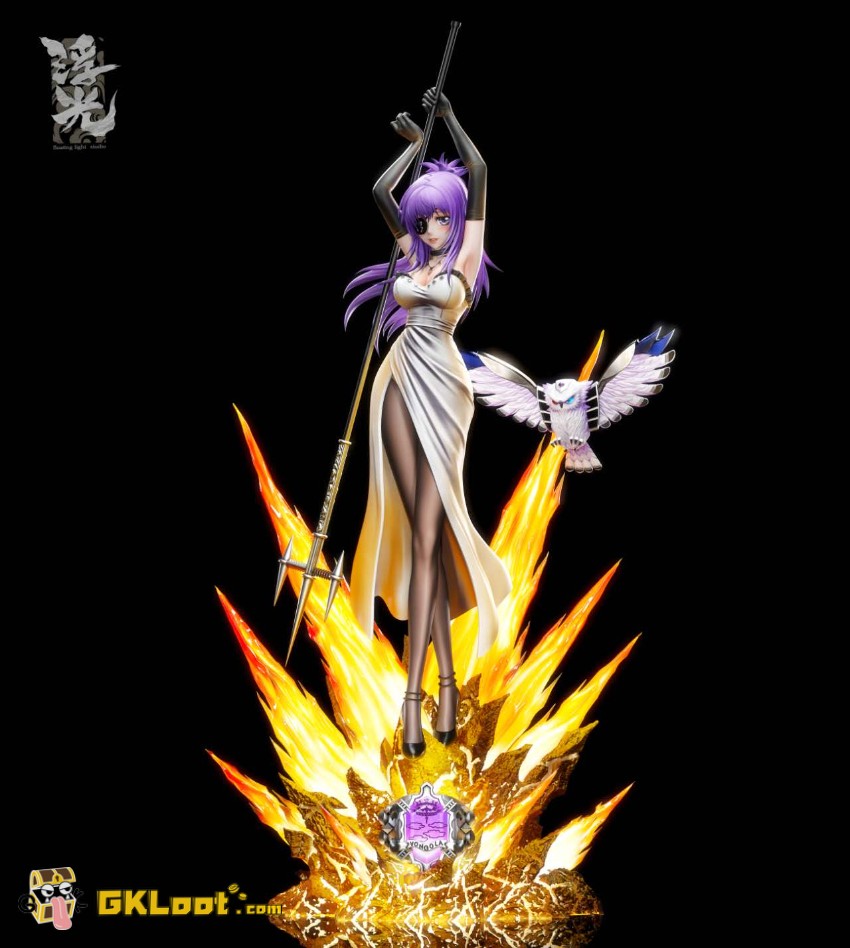 Floating Light Studio 1/6 Hitman Reborn Chrome Dokuro Statue w/ LED - View 2 Floating Light Studio 1/6 Hitman Reborn Chrome Dokuro Statue w/ LED - View 2