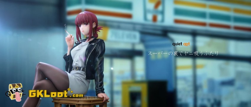 QuietArt Studio 1/6 Smoking Behind the Supermarket with You Yamada Statue - View 5 QuietArt Studio 1/6 Smoking Behind the Supermarket with You Yamada Statue - View 5