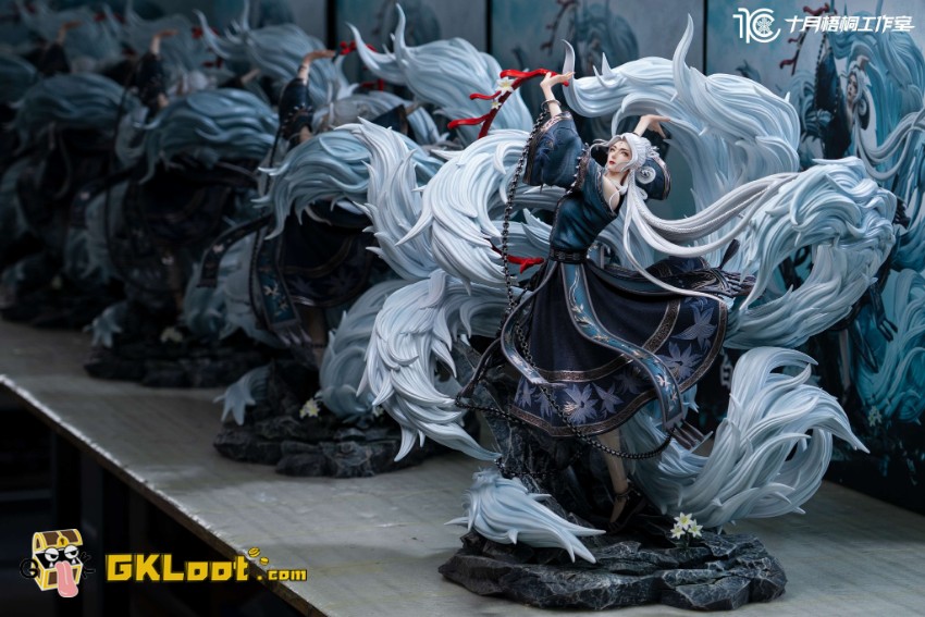Shi Yue Wu Tong Studio 1/4 Jade Dynasty Licensed Xiao Bai Statue - View 6 Shi Yue Wu Tong Studio 1/4 Jade Dynasty Licensed Xiao Bai Statue - View 6