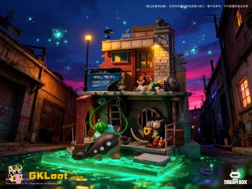 Dream Box Studio 1/20 Pokémon Urban Kitchen Sprite Statue w/ LED - View 4 Dream Box Studio 1/20 Pokémon Urban Kitchen Sprite Statue w/ LED - View 4