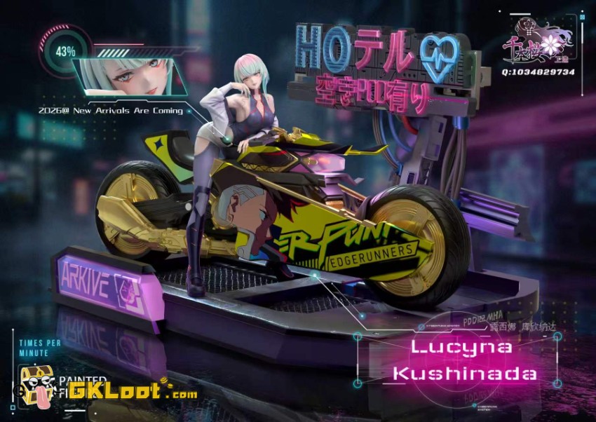 Qian Ben Ying Gong Zao Studio 1/6 Cyberpunk: Edgerunners Lucyna Kushinada Statue - View 2 Qian Ben Ying Gong Zao Studio 1/6 Cyberpunk: Edgerunners Lucyna Kushinada Statue - View 2
