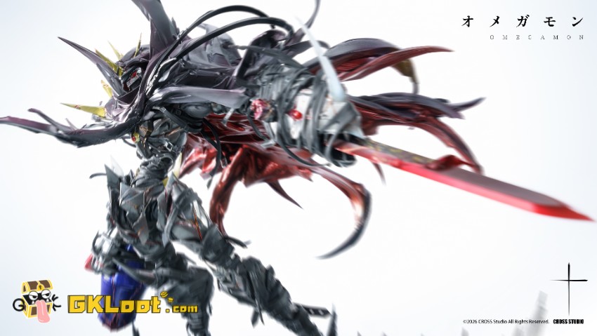 Cross Studio Digimon Adventure Omegamon Zwart Defeat Statue - View 12 Cross Studio Digimon Adventure Omegamon Zwart Defeat Statue - View 12