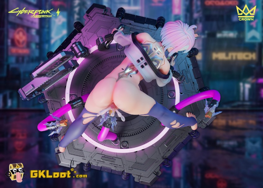 Crown Studio 1/6 Cyberpunk: Edgerunners Lucyna Kushinada Statue - View 9 Crown Studio 1/6 Cyberpunk: Edgerunners Lucyna Kushinada Statue - View 9