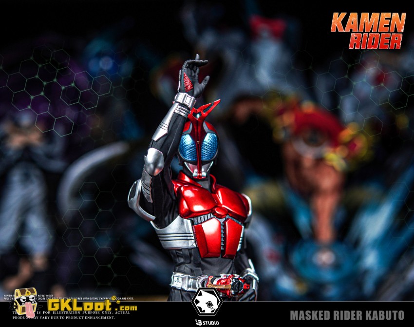 LB Studio Kamen Rider Kabuto Rider Form Statue - View 3 LB Studio Kamen Rider Kabuto Rider Form Statue - View 3