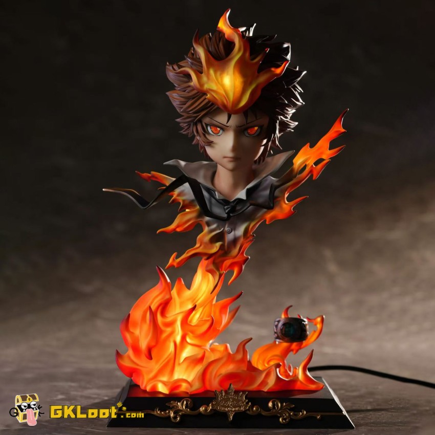 Utopia Studio Katekyo Hitman Reborn Tsunayoshi Sawada Bust w/ LED - View 1 Utopia Studio Katekyo Hitman Reborn Tsunayoshi Sawada Bust w/ LED - View 1