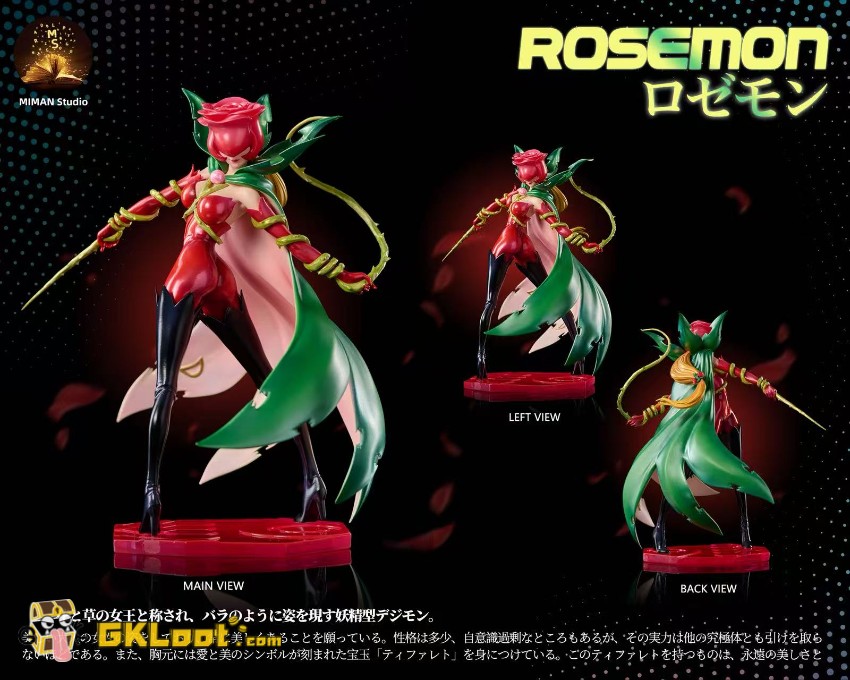 MIMAN Studio Digimon Rosemon Statue - View 2 MIMAN Studio Digimon Rosemon Statue - View 2