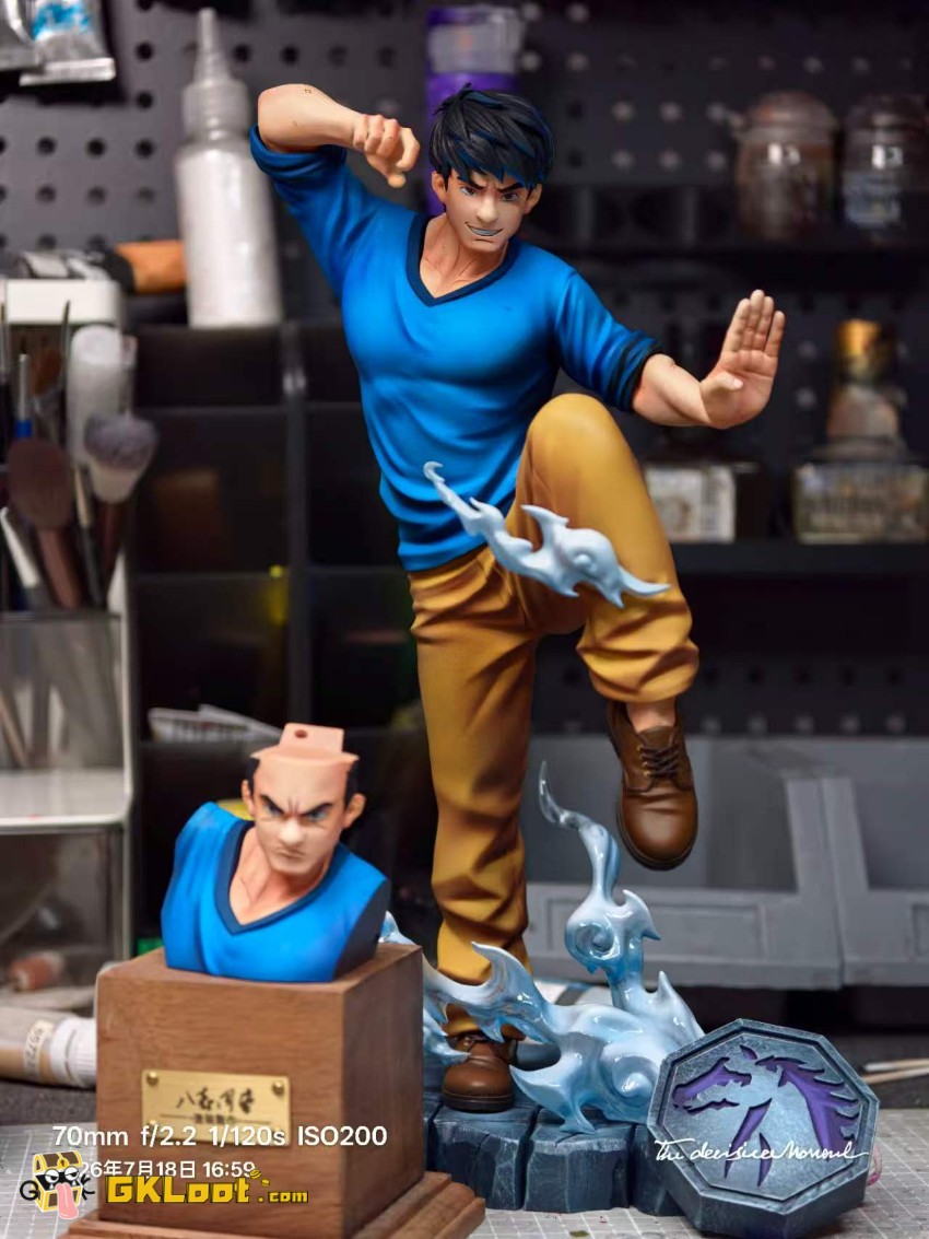 DKM Studio Jackie Chan Adventures Uncle Statue - View 1 DKM Studio Jackie Chan Adventures Uncle Statue - View 1