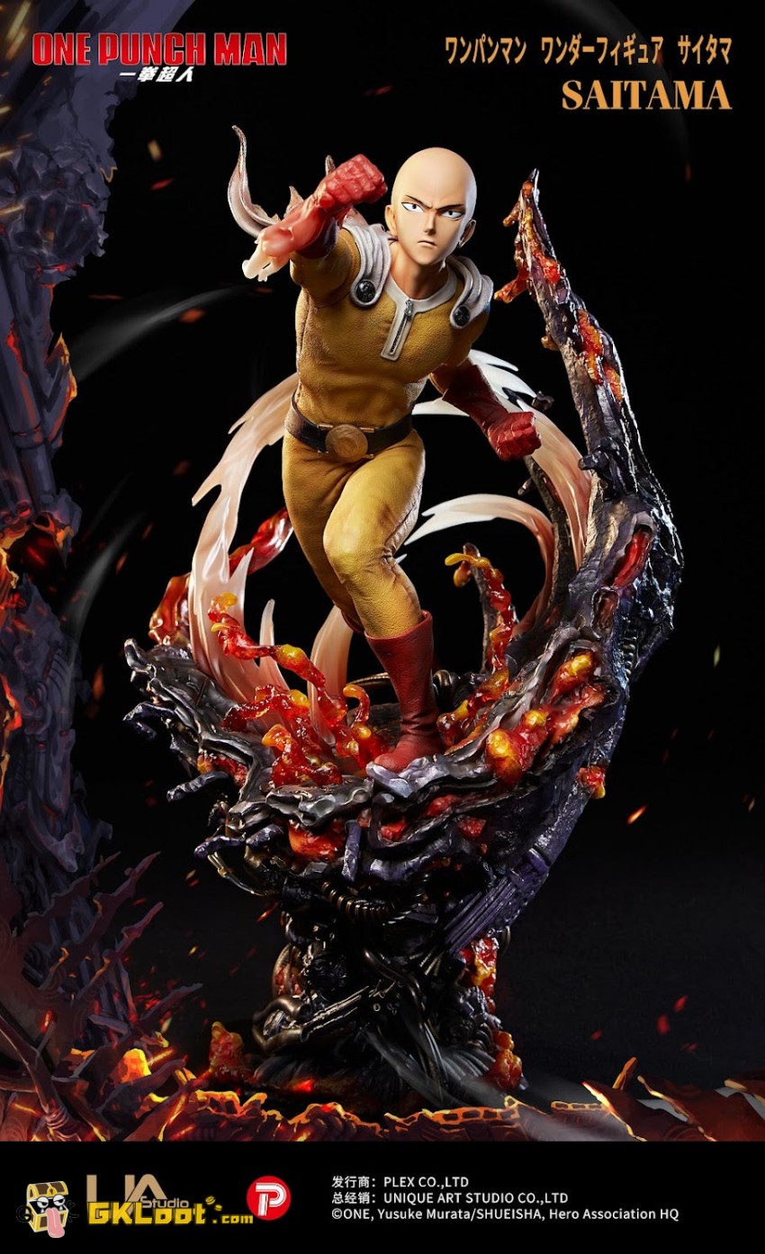Unique Art Studio 1/6 One Punch Man Licensed Saitama Statue - View 2 Unique Art Studio 1/6 One Punch Man Licensed Saitama Statue - View 2