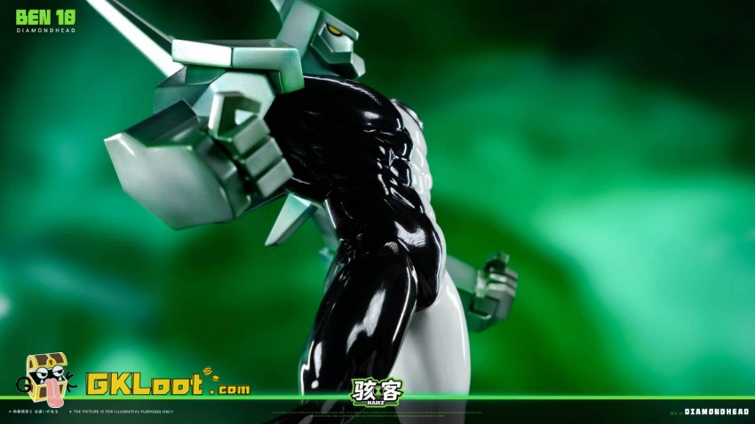 HAIKE Studio Ben 10 Heatblast & Diamondhead Statue - View 6 HAIKE Studio Ben 10 Heatblast & Diamondhead Statue - View 6