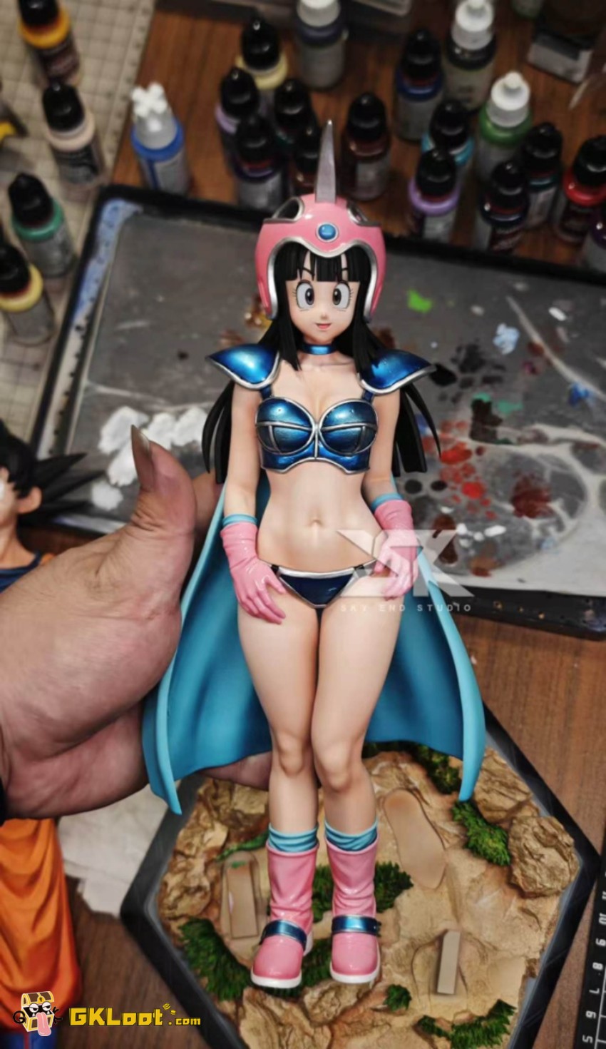 Sky End Studio Dragon Ball Son Goku & Chichi Statue - View 14 Sky End Studio Dragon Ball Son Goku & Chichi Statue - View 14