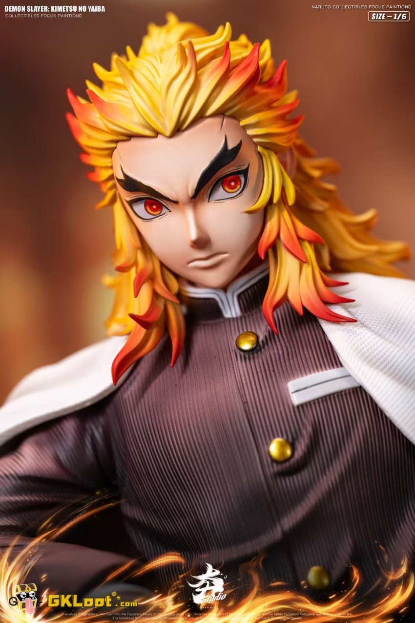 Hang Studio 1/6 Demon Slayer Rengoku Kyoujurou Statue - View 6 Hang Studio 1/6 Demon Slayer Rengoku Kyoujurou Statue - View 6