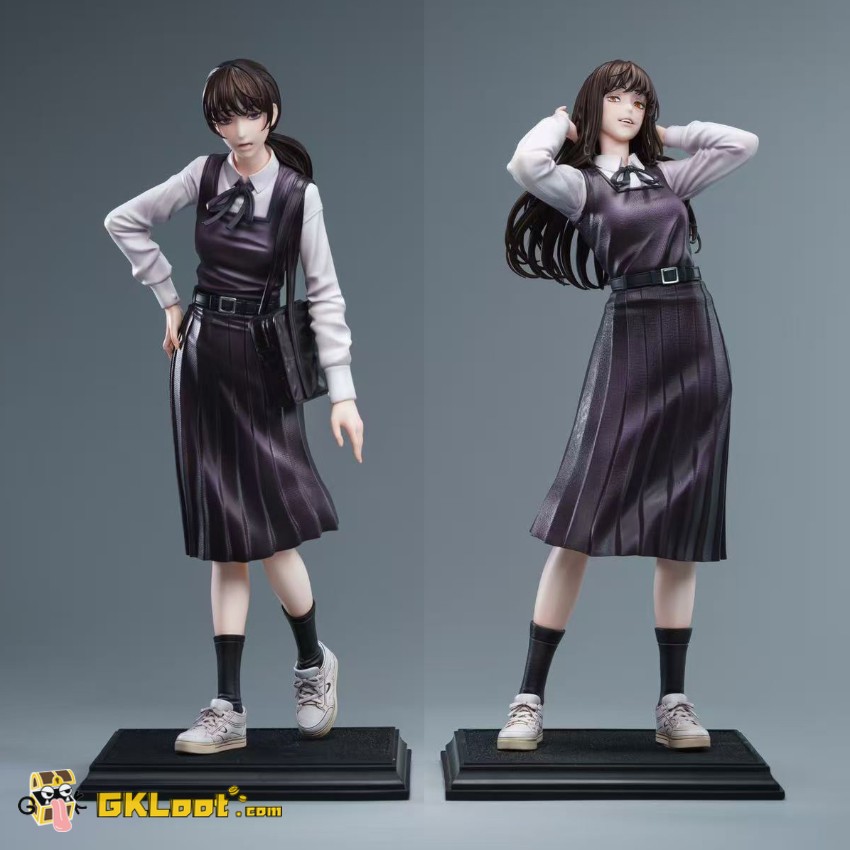 QuietArt Studio 1/6 Chainsaw Man Mitaka Asa & Yoru Statue - View 1 QuietArt Studio 1/6 Chainsaw Man Mitaka Asa & Yoru Statue - View 1