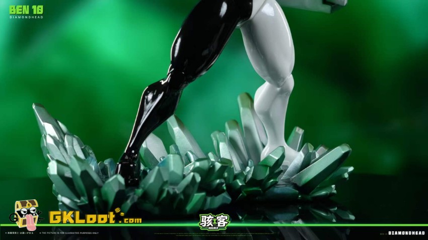 HAIKE Studio Ben 10 Heatblast & Diamondhead Statue - View 7 HAIKE Studio Ben 10 Heatblast & Diamondhead Statue - View 7