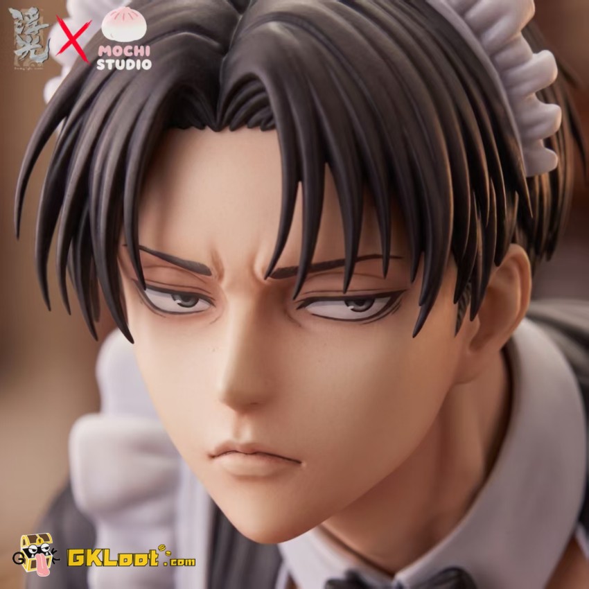 MOCHI Studio Attack on Titan Levi Ackerman & Eren Jaeger Statue - View 9 MOCHI Studio Attack on Titan Levi Ackerman & Eren Jaeger Statue - View 9