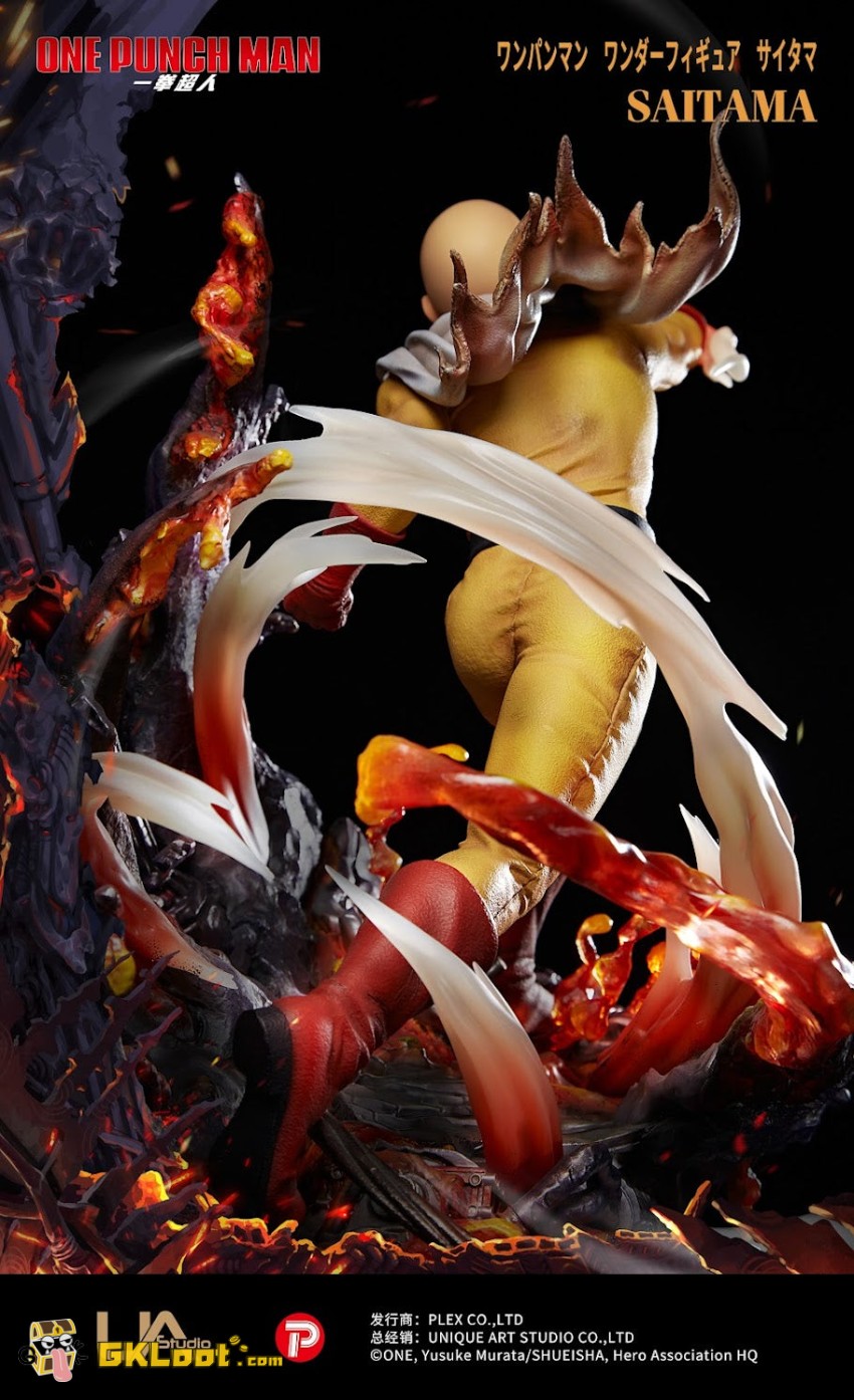 Unique Art Studio 1/6 One Punch Man Licensed Saitama Statue - View 9 Unique Art Studio 1/6 One Punch Man Licensed Saitama Statue - View 9
