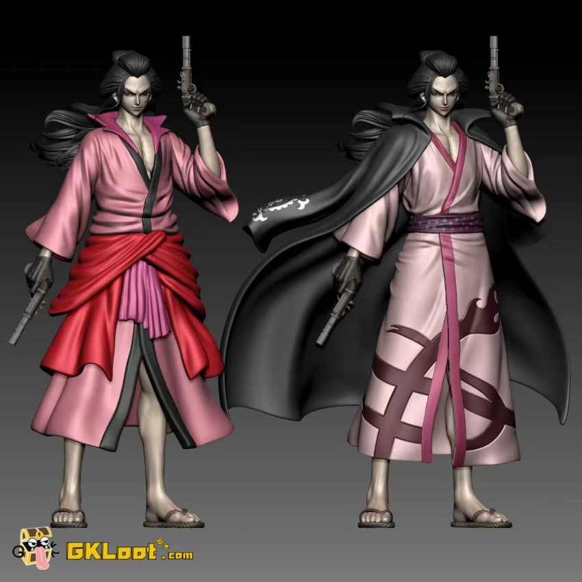Dragon Tiger & Ghost Studio One Piece Nine Red Scabbards & Izou Statue - View 1 Dragon Tiger & Ghost Studio One Piece Nine Red Scabbards & Izou Statue - View 1