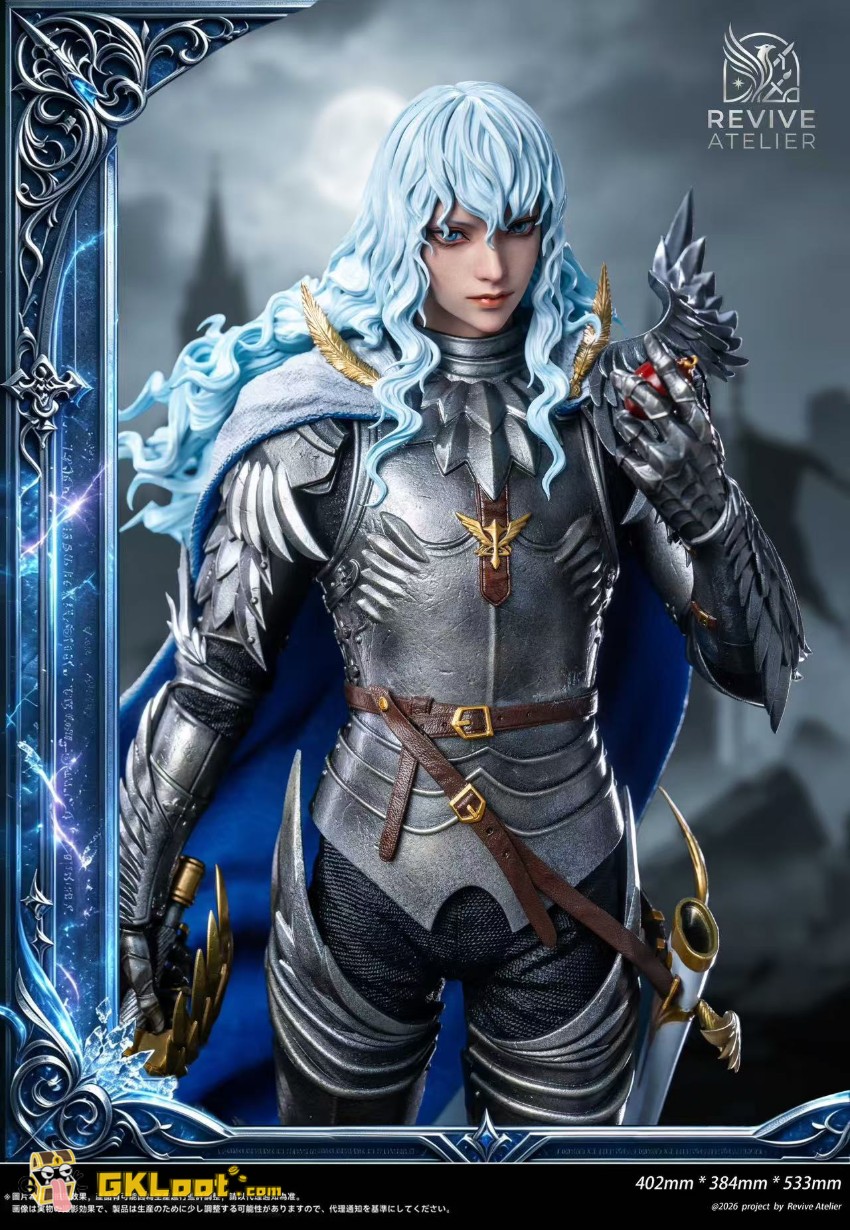Revive Atelier Studio 1/4 Berserk Griffith Statue - View 2 Revive Atelier Studio 1/4 Berserk Griffith Statue - View 2