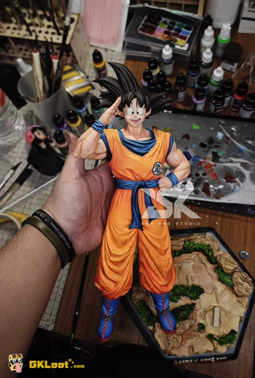 Sky End Studio Dragon Ball Son Goku & Chichi Statue - View 13 Sky End Studio Dragon Ball Son Goku & Chichi Statue - View 13