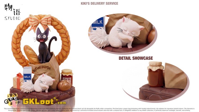 Wu Yu Studio Kiki's Delivery Service Jiji & Lily Statue - View 3 Wu Yu Studio Kiki's Delivery Service Jiji & Lily Statue - View 3