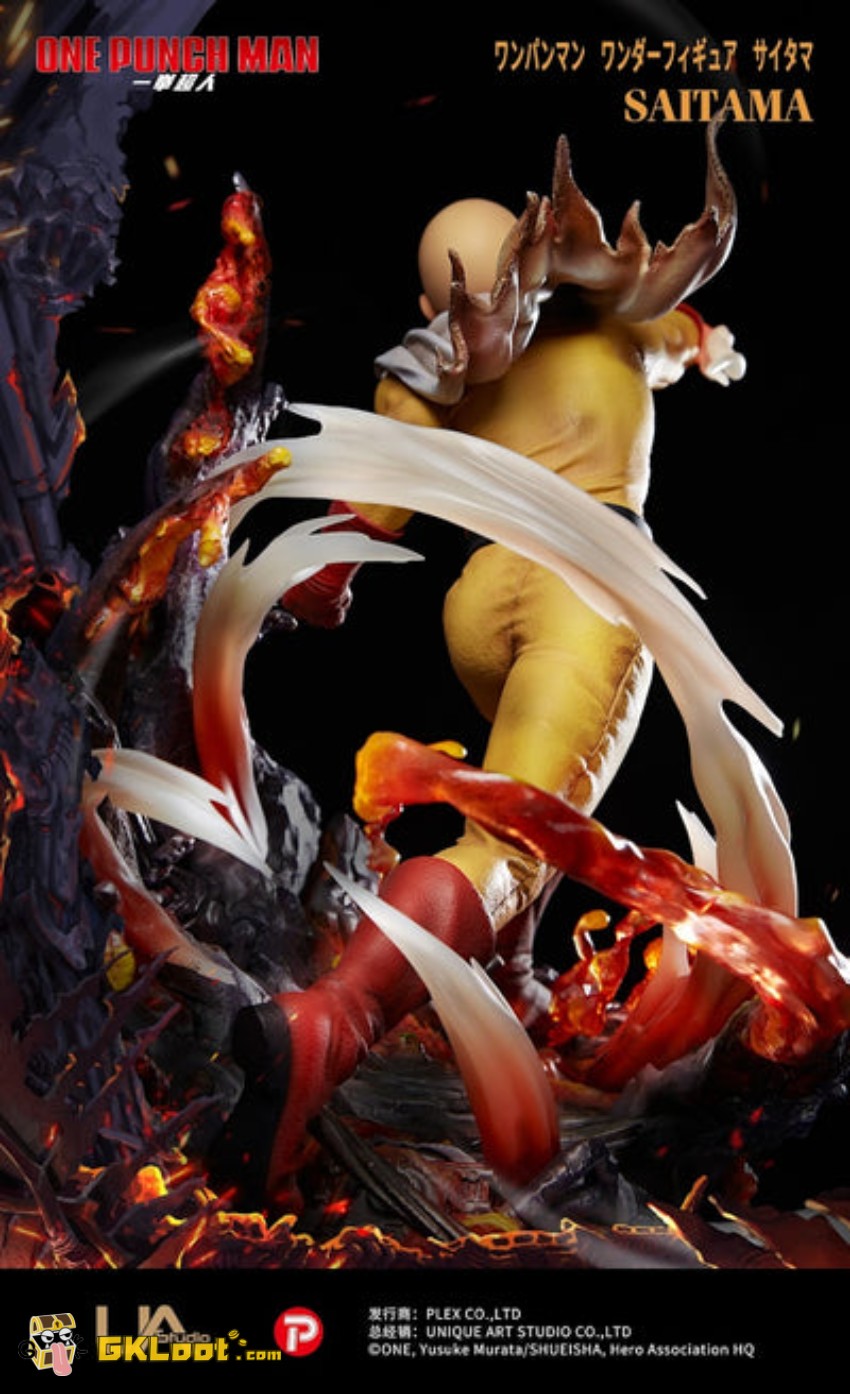 Unique Art Studio 1/6 One Punch Man Licensed Saitama Statue - View 8 Unique Art Studio 1/6 One Punch Man Licensed Saitama Statue - View 8