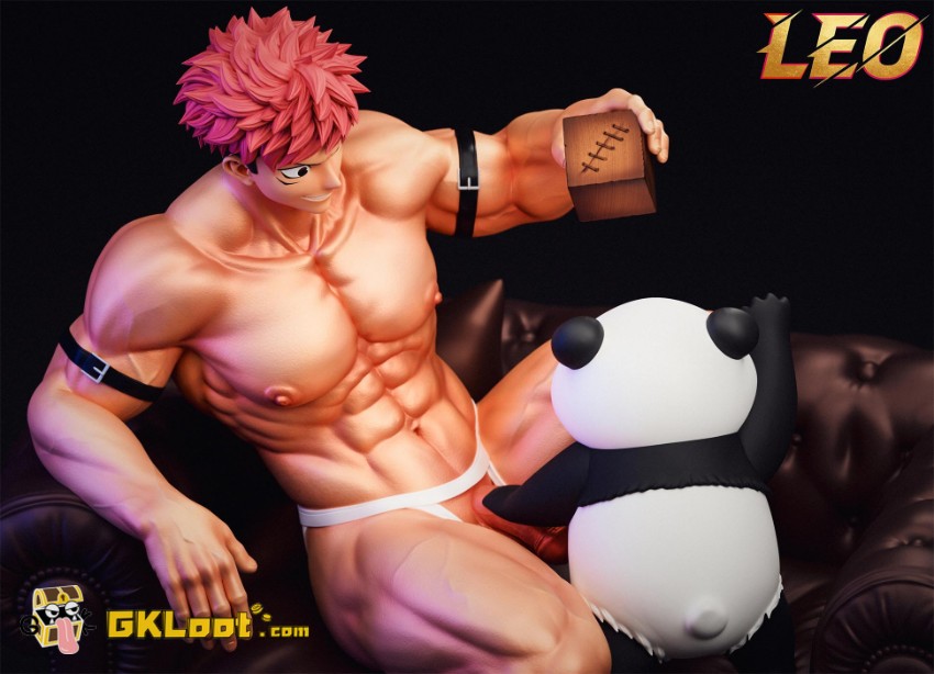 Leo Studio 1/6 Jujutsu Kaisen Itadori Yuji & Panda Statue - View 4 Leo Studio 1/6 Jujutsu Kaisen Itadori Yuji & Panda Statue - View 4