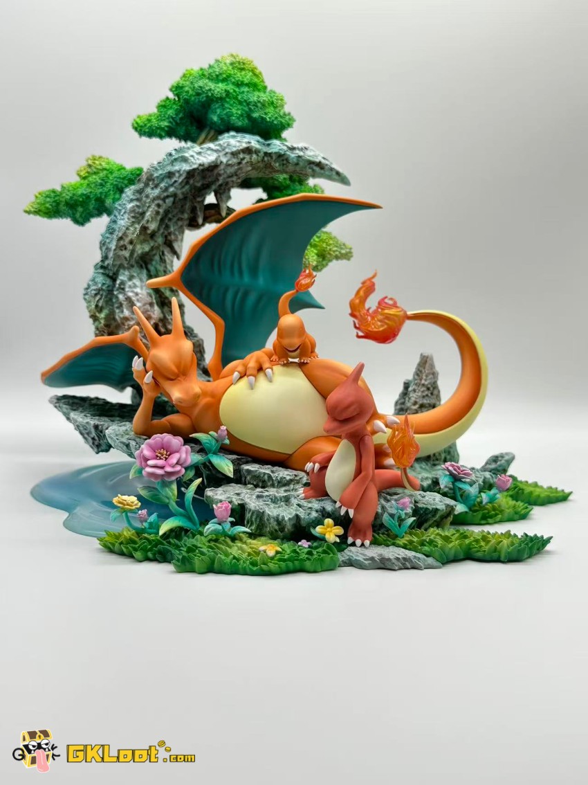 Chen Guang Studio Pokémon Charmander & Charmeleon & Charizard Statue - View 11 Chen Guang Studio Pokémon Charmander & Charmeleon & Charizard Statue - View 11