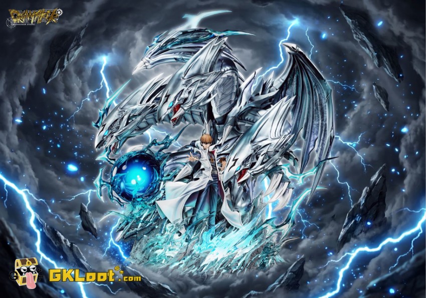 Dreammaker Studio Yu-Gi-Oh! Seto Kaiba & Blue-Eyes Ultimate Dragon Statue w/ LED - View 2 Dreammaker Studio Yu-Gi-Oh! Seto Kaiba & Blue-Eyes Ultimate Dragon Statue w/ LED - View 2