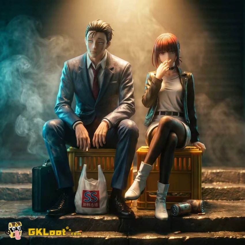 BB Girl Studio 1/6 Smoking Behind the Supermarket with You Sasaki & Yamada Statue - View 1 BB Girl Studio 1/6 Smoking Behind the Supermarket with You Sasaki & Yamada Statue - View 1