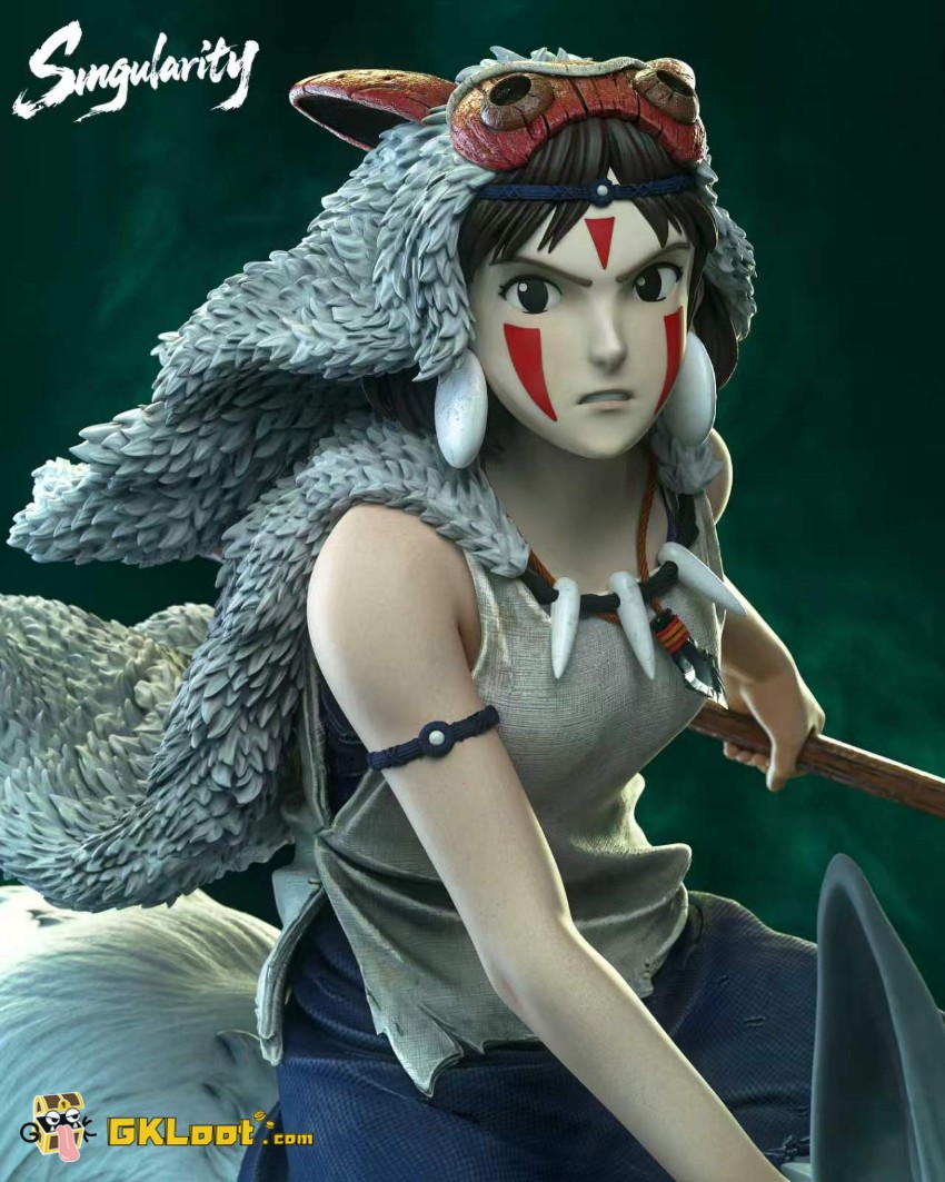 Singularity Studio 1/6 Princess Mononoke San Statue - View 2 Singularity Studio 1/6 Princess Mononoke San Statue - View 2