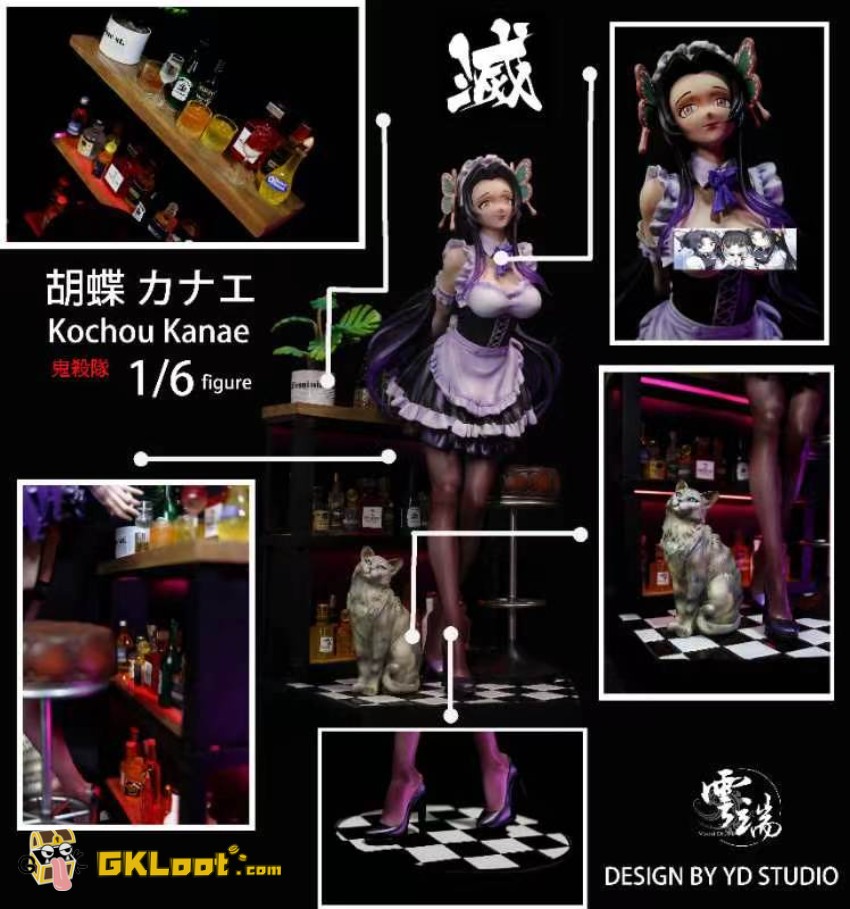 YD Studio 1/6 Demon Slayer Kochou Kanae Statue - View 2 YD Studio 1/6 Demon Slayer Kochou Kanae Statue - View 2