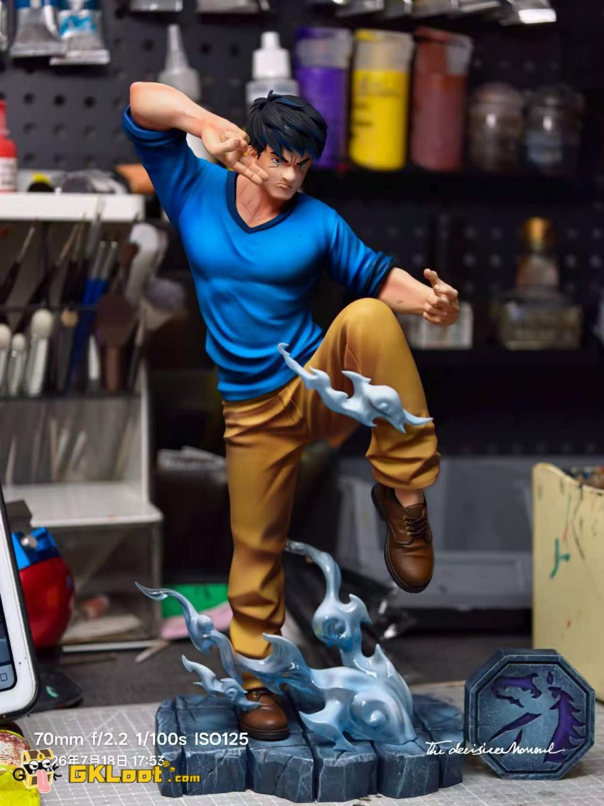 DKM Studio Jackie Chan Adventures Uncle Statue - View 2 DKM Studio Jackie Chan Adventures Uncle Statue - View 2