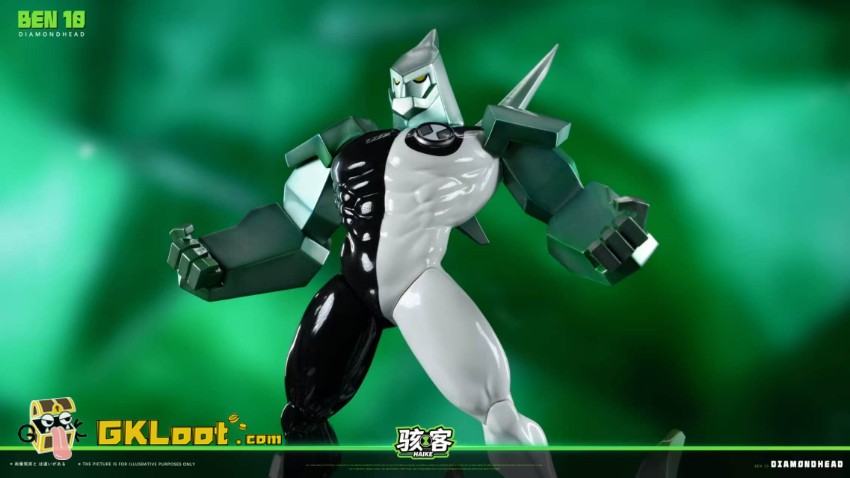 HAIKE Studio Ben 10 Heatblast & Diamondhead Statue - View 8 HAIKE Studio Ben 10 Heatblast & Diamondhead Statue - View 8