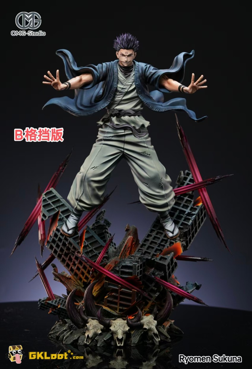 OMG Studio 1/6 Jujutsu Kaisen Ryomen Sukuna Statue - View 3 OMG Studio 1/6 Jujutsu Kaisen Ryomen Sukuna Statue - View 3