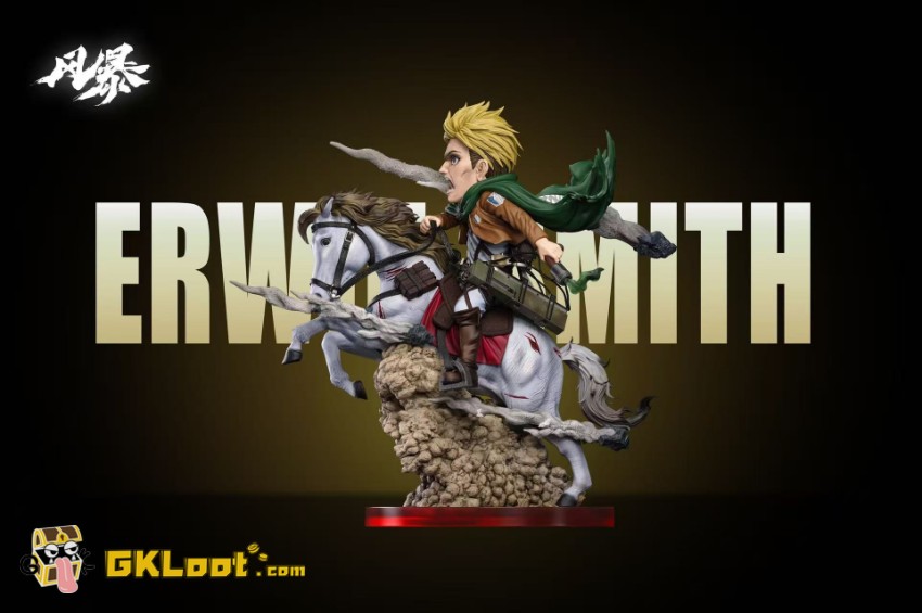 FengBao Studio Attack On Titan Erwin Smith Statue - View 4 FengBao Studio Attack On Titan Erwin Smith Statue - View 4