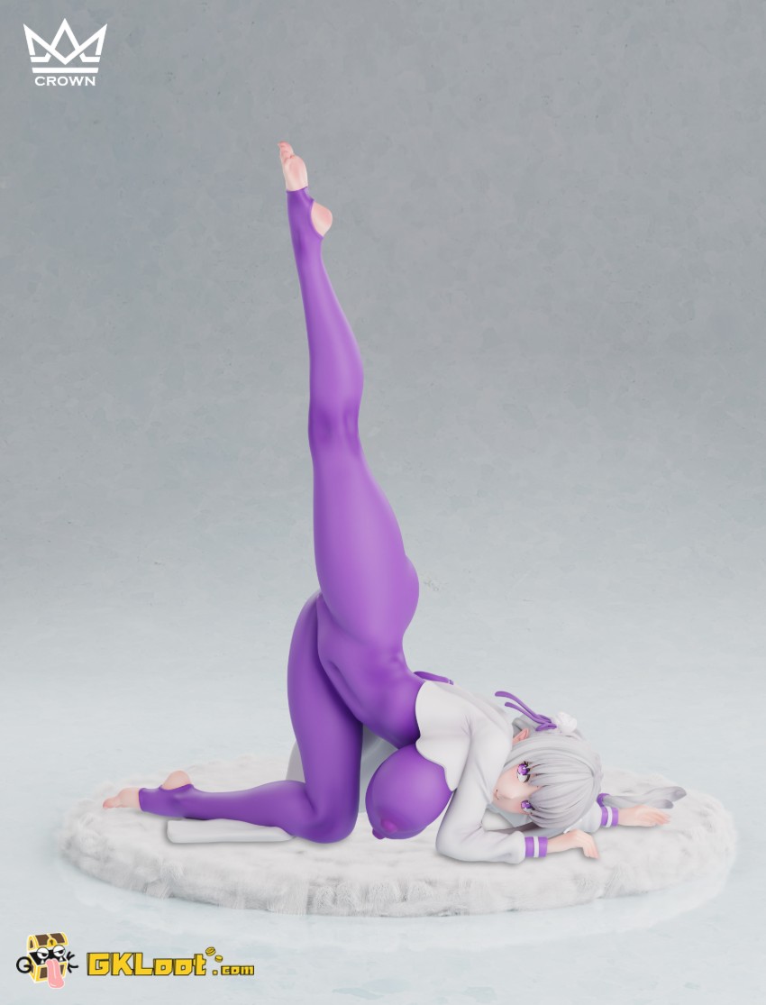 Crown Studio 1/6 Re:Zero - Starting Life in Another World Emilia Statue - View 5 Crown Studio 1/6 Re:Zero - Starting Life in Another World Emilia Statue - View 5
