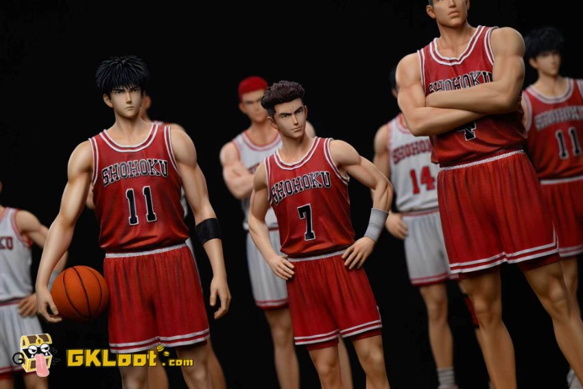 Dream Studio 1/6 Slam Dunk Rukawa Kaede & Ryota Miyagi & Akagi Takenori & Sakuragi Hanamichi & Mitsui Hisashi Statue - View 2 Dream Studio 1/6 Slam Dunk Rukawa Kaede & Ryota Miyagi & Akagi Takenori & Sakuragi Hanamichi & Mitsui Hisashi Statue - View 2