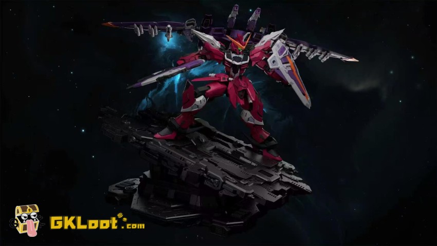 Evisuu Studio 1/55 Gundam ZGMF-X09A Justice Gundam Statue - View 3 Evisuu Studio 1/55 Gundam ZGMF-X09A Justice Gundam Statue - View 3