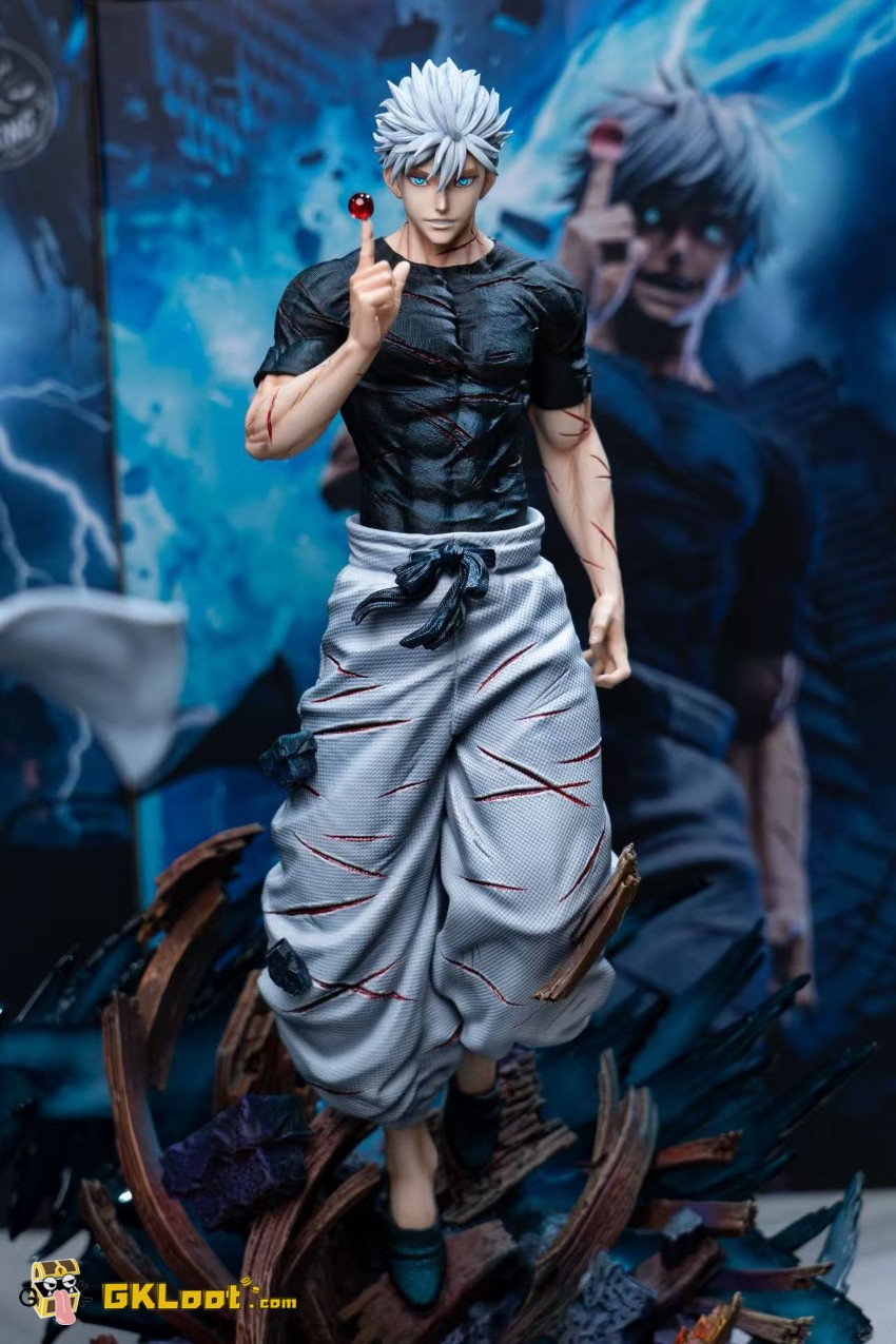 JJking Studio 1/6 Jujutsu Kaisen Satoru Gojo Statue - View 2 JJking Studio 1/6 Jujutsu Kaisen Satoru Gojo Statue - View 2