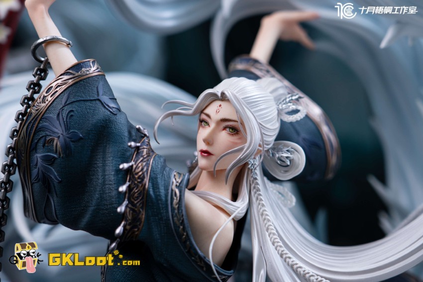 Shi Yue Wu Tong Studio 1/4 Jade Dynasty Licensed Xiao Bai Statue - View 3 Shi Yue Wu Tong Studio 1/4 Jade Dynasty Licensed Xiao Bai Statue - View 3