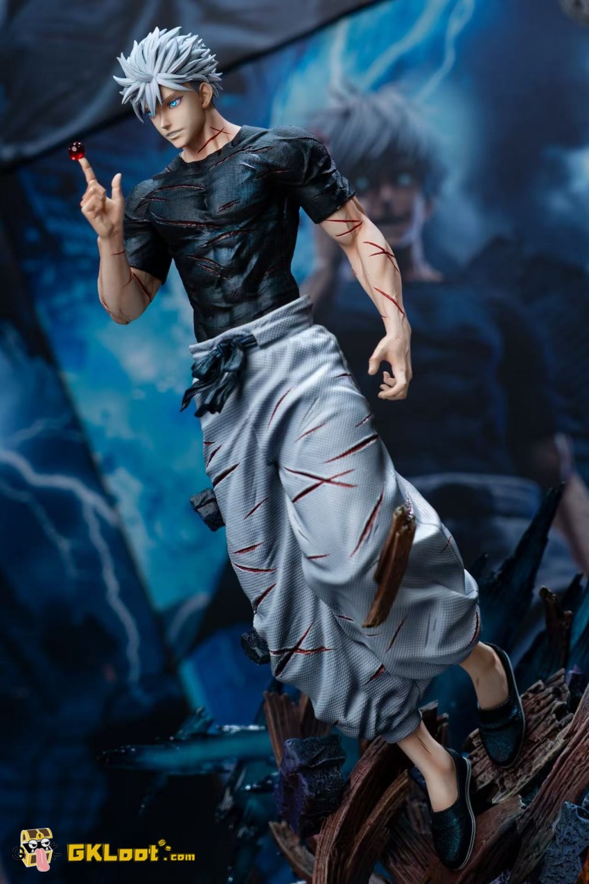 JJking Studio 1/6 Jujutsu Kaisen Satoru Gojo Statue - View 3 JJking Studio 1/6 Jujutsu Kaisen Satoru Gojo Statue - View 3