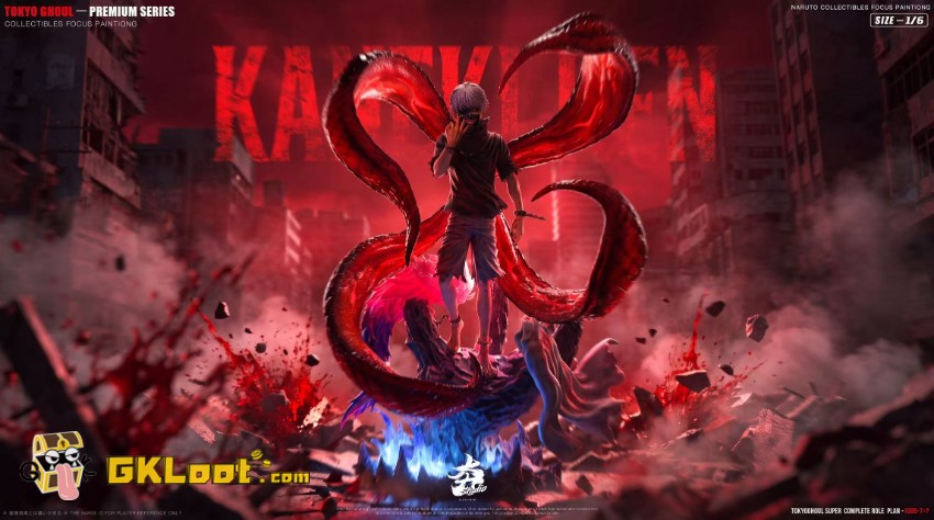 Hang Studio 1/6 Tokyo Ghoul Kaneki Ken Statue - View 2 Hang Studio 1/6 Tokyo Ghoul Kaneki Ken Statue - View 2
