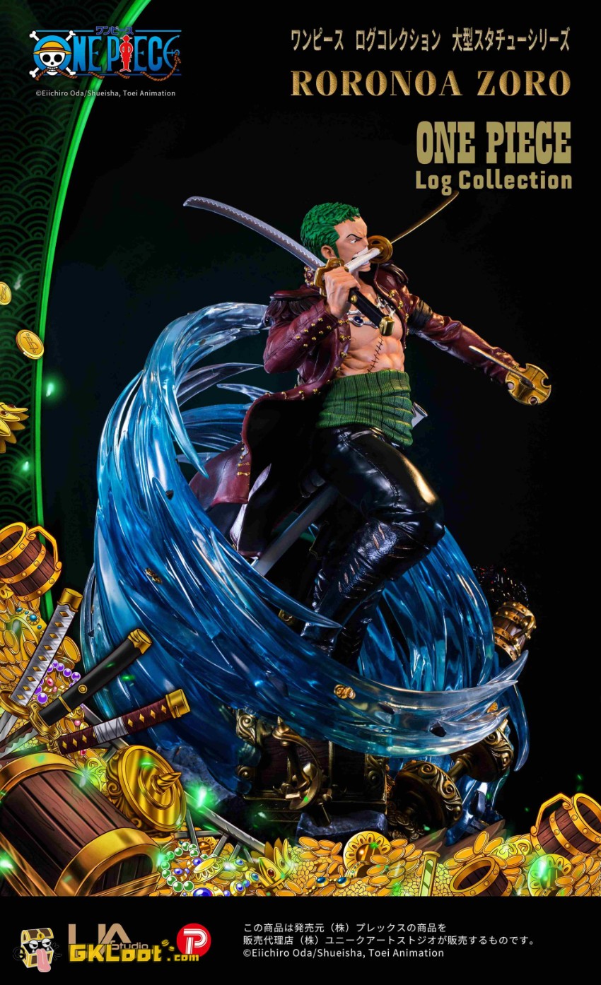 Unique Art Studio 1/6 One Piece Licensed Roronoa Zoro Statue - View 8 Unique Art Studio 1/6 One Piece Licensed Roronoa Zoro Statue - View 8