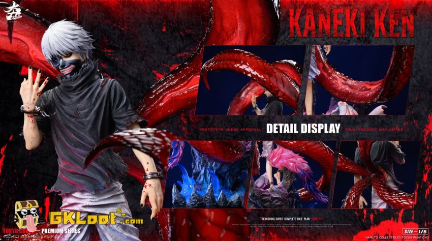Hang Studio 1/6 Tokyo Ghoul Kaneki Ken Statue - View 5 Hang Studio 1/6 Tokyo Ghoul Kaneki Ken Statue - View 5