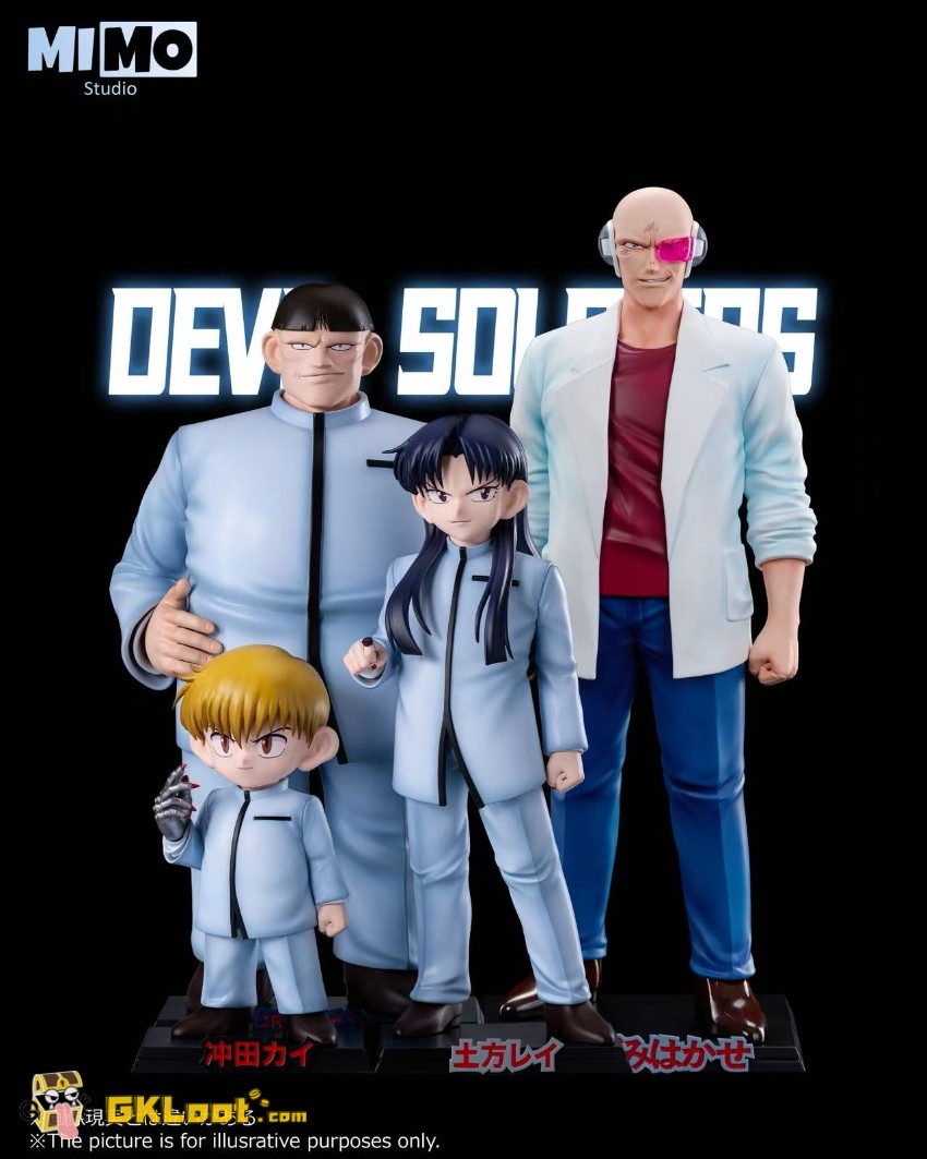Mimo Studio Bakusō Kyōdai Let's & Go!! Dr. Ogami & J Statue - View 6 Mimo Studio Bakusō Kyōdai Let's & Go!! Dr. Ogami & J Statue - View 6