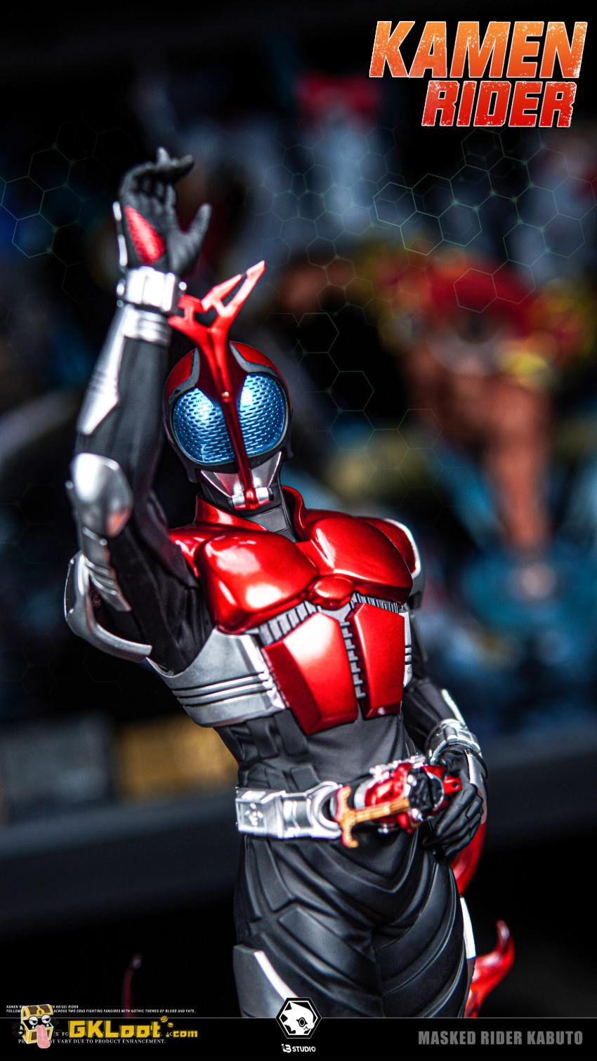 LB Studio Kamen Rider Kabuto Rider Form Statue - View 1 LB Studio Kamen Rider Kabuto Rider Form Statue - View 1
